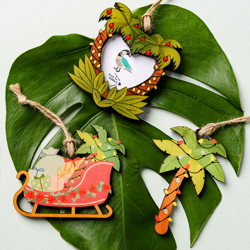 Palm Tree Lights Ornament | CocoNene Hawaii