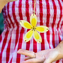 Load image into Gallery viewer, YELLOW PLUMERIA 3D ORNAMENT