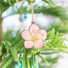 Load image into Gallery viewer, PLUMERIA ALOHA ORNAMENT
