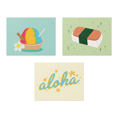 ALOHA BITES CARD SET - 6 COUNT