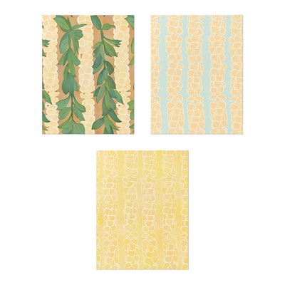 PUAKENIKENI LEI STRANDS CARD SET - 6 COUNT