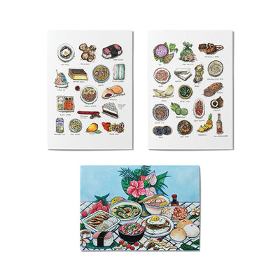 LOCAL KAU KAU CARD SET - 6 COUNT