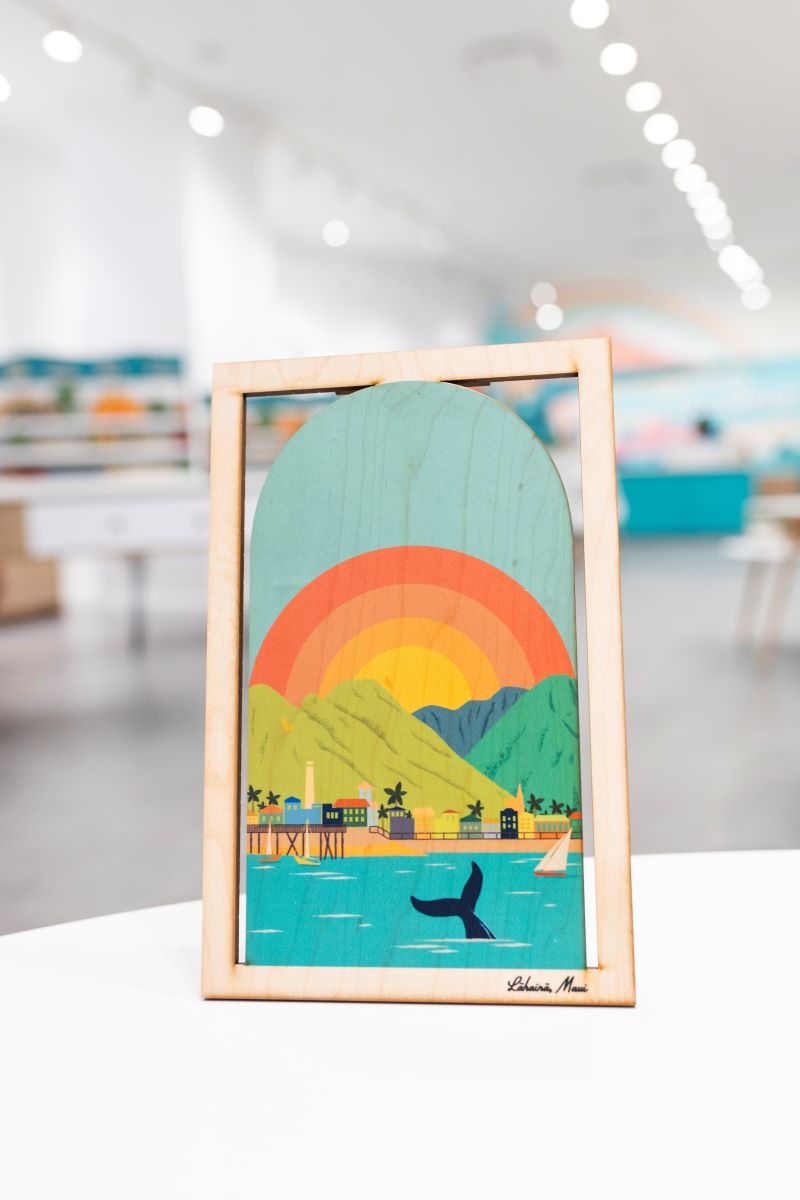 LAHAINA OCEAN VIEW CUTOUT WALL ART – CocoNene Hawaii