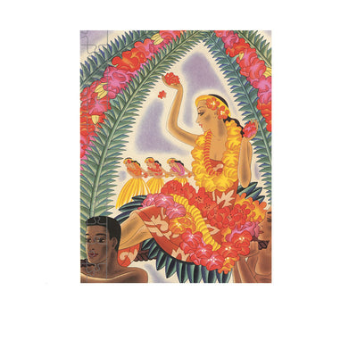 HULA AND LEI JIGSAW PUZZLE