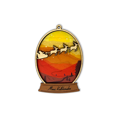 HALEAKALA SNOWGLOBE ORNAMENT