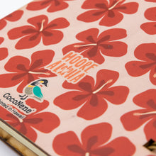 Load image into Gallery viewer, MOORE ALOHA HIBISCUS WOOD NOTEBOOK