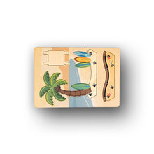Load image into Gallery viewer, PALM TREE SURF COASTER SET