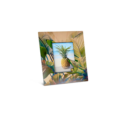 BANANA PALMS CUTOUT DETAIL 4X6 PICTURE FRAME