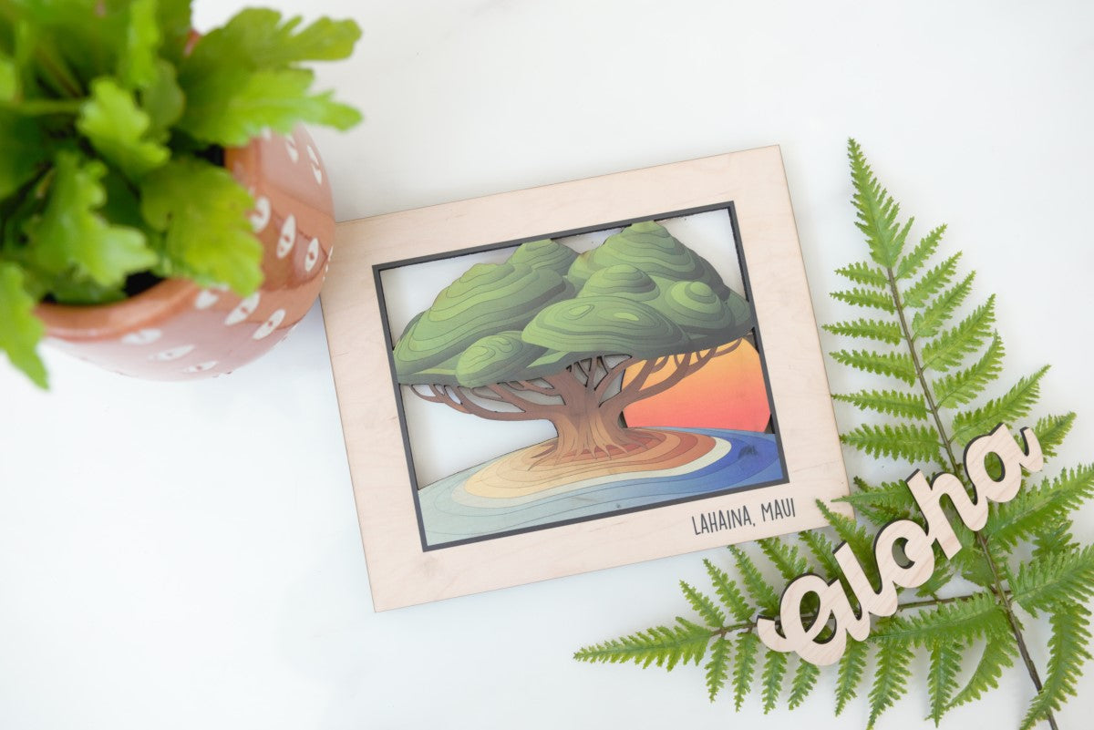 LAHAINA BANYAN TREE WALL ART – CocoNene Hawaii