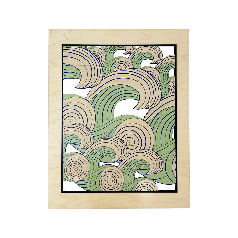 WAVE CUTOUT WALL ART – CocoNene Hawaii