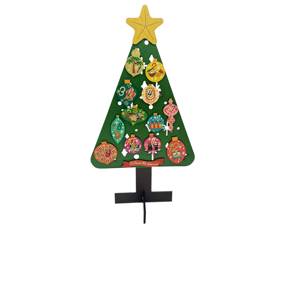 12 DAYS OF MELE KALIKIMAKA TABLE TOP TREE