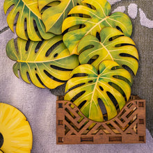Load image into Gallery viewer, MONSTERA COASTER SET
