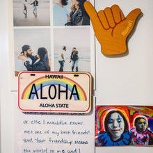 Load image into Gallery viewer, ALOHA LICENSE PLATE MAGNET
