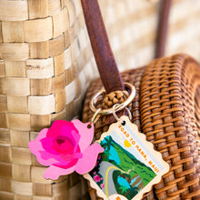 Load image into Gallery viewer, ROAD TO HANA POSTCARD BAG CHARM
