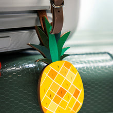 Load image into Gallery viewer, PINEAPPLE WOOD BAG TAG
