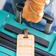 Load image into Gallery viewer, PASTEL HAWAII WOOD BAG TAG
