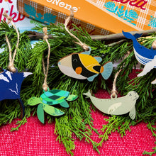 Load image into Gallery viewer, SEA ANIMALS MINI ORNAMENT SET
