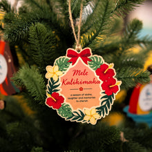 Load image into Gallery viewer, WREATH ORNAMENT PUKA POP-UP
