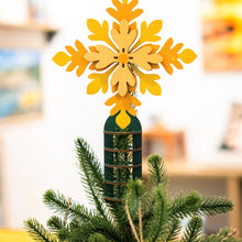Load image into Gallery viewer, YELLOW QUILT TREE TOPPER
