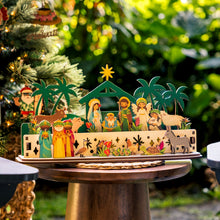 Load image into Gallery viewer, NATIVITY SCENE TIERED SET
