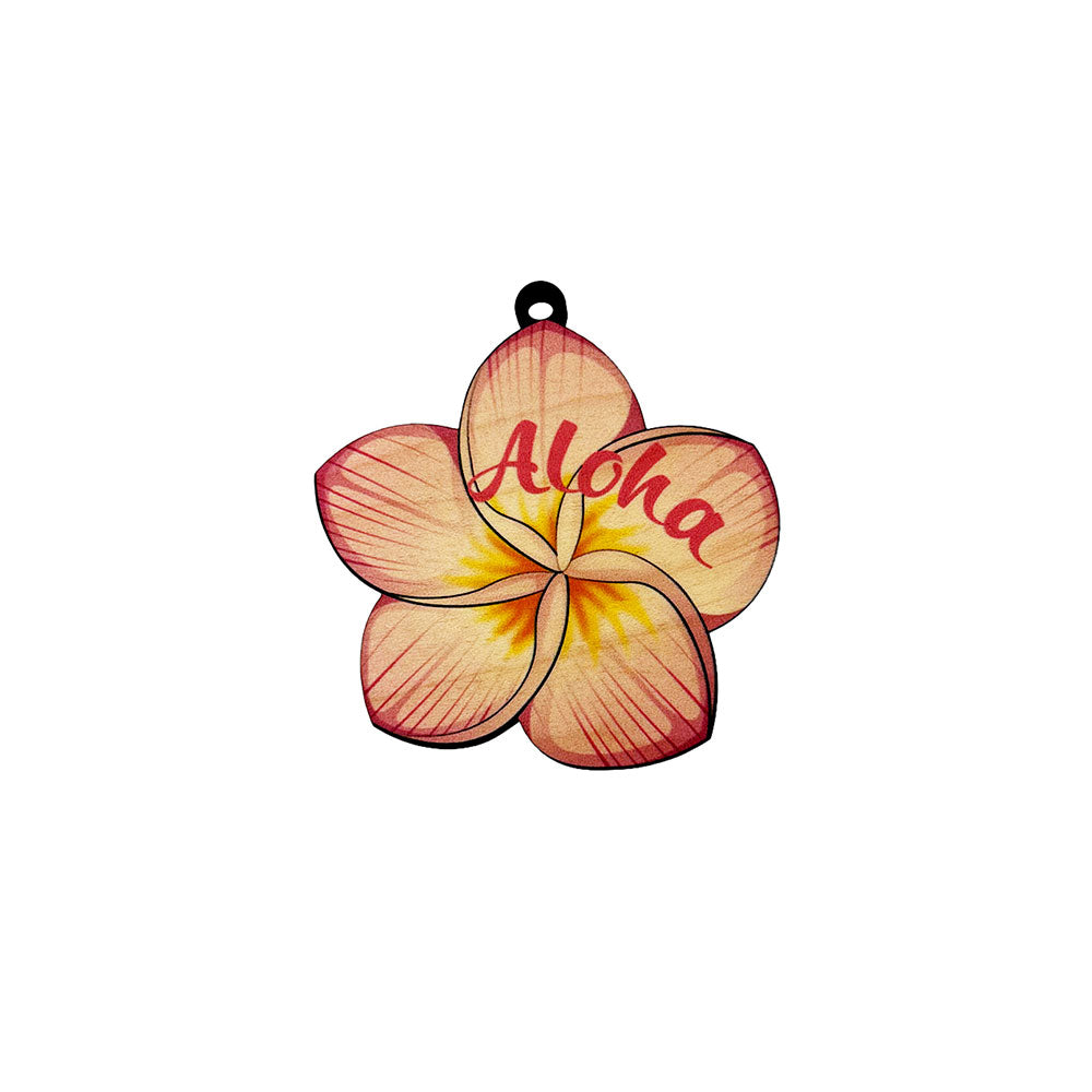 PLUMERIA ALOHA ORNAMENT