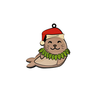 XMAS MONK SEAL ORNAMENT