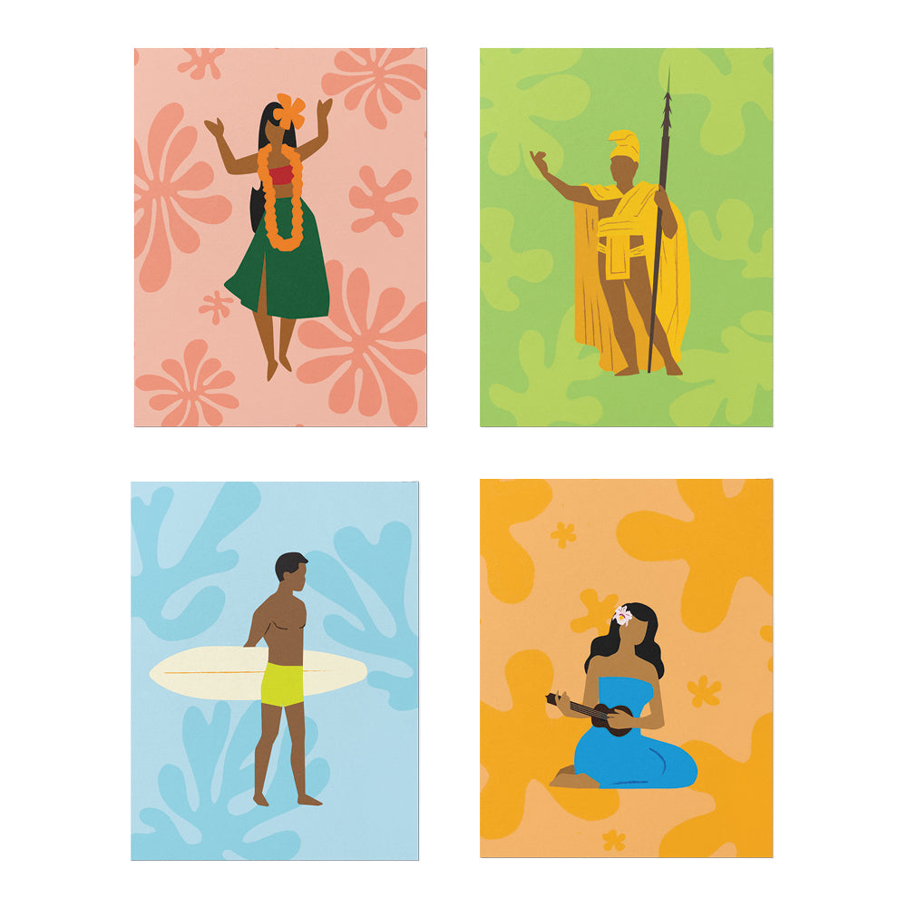 ISLAND LIFE CARD SET - 6 COUNT