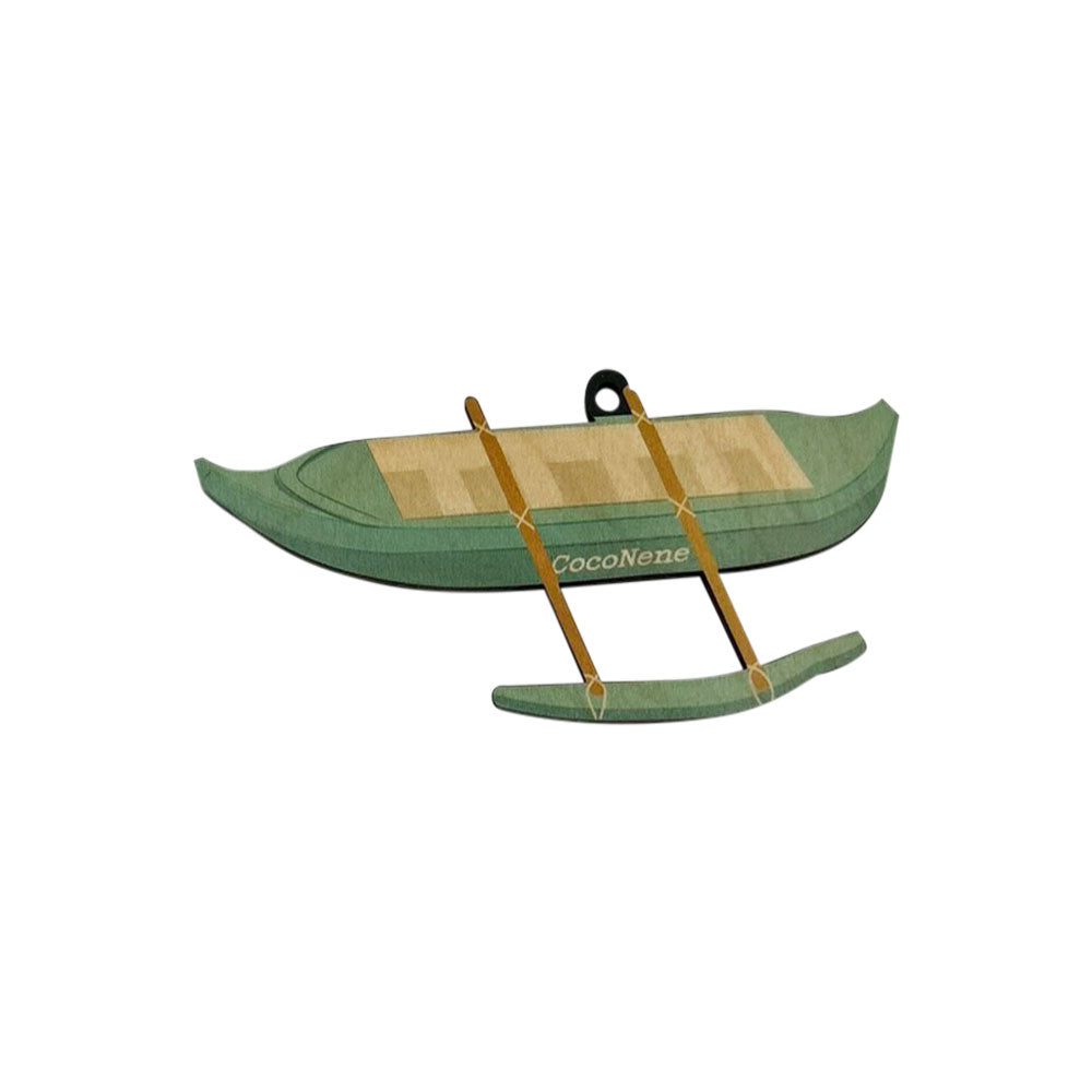 COCONENE LOGO CANOE ORNAMENT