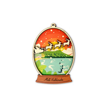Load image into Gallery viewer, DIAMOND HEAD SNOWGLOBE ORNAMENT
