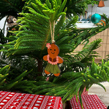 Load image into Gallery viewer, GINGERBREAD HULA GIRL ORNAMENT
