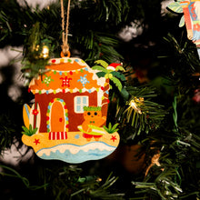 Load image into Gallery viewer, GINGERBREAD BEACH HOUSE ORNAMENT
