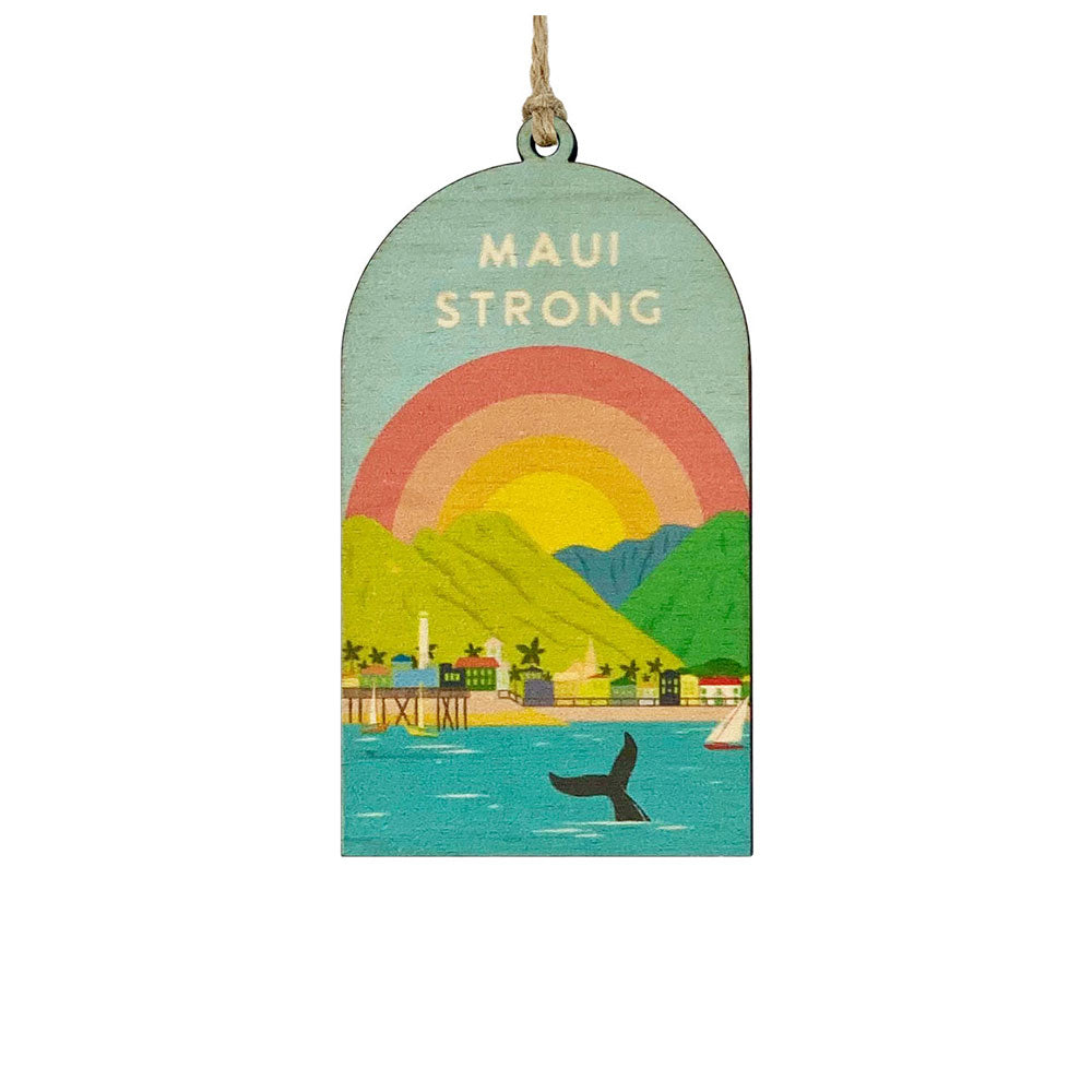 MAUI STRONG LAHAINA OCEAN ORNAMENT