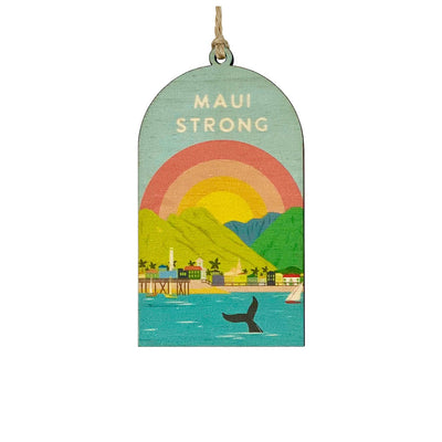 MAUI STRONG LAHAINA OCEAN ORNAMENT