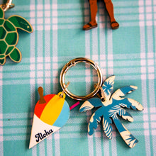 Load image into Gallery viewer, PALM TREE SHAVE ICE BAG CHARM
