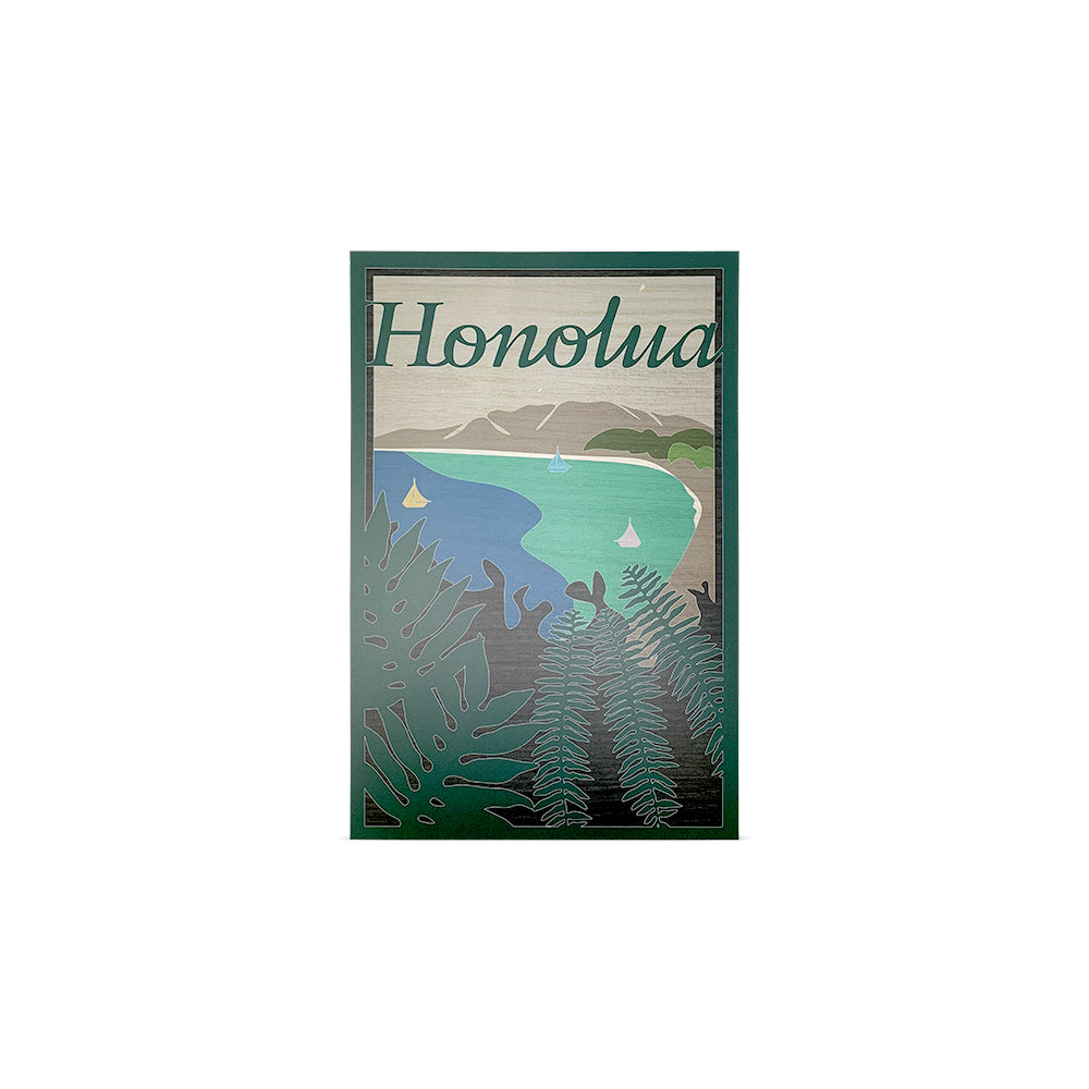 HONOLUA 1 LAYER WOOD ART
