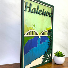 Load image into Gallery viewer, HALEIWA 3 LAYER WOOD ART

