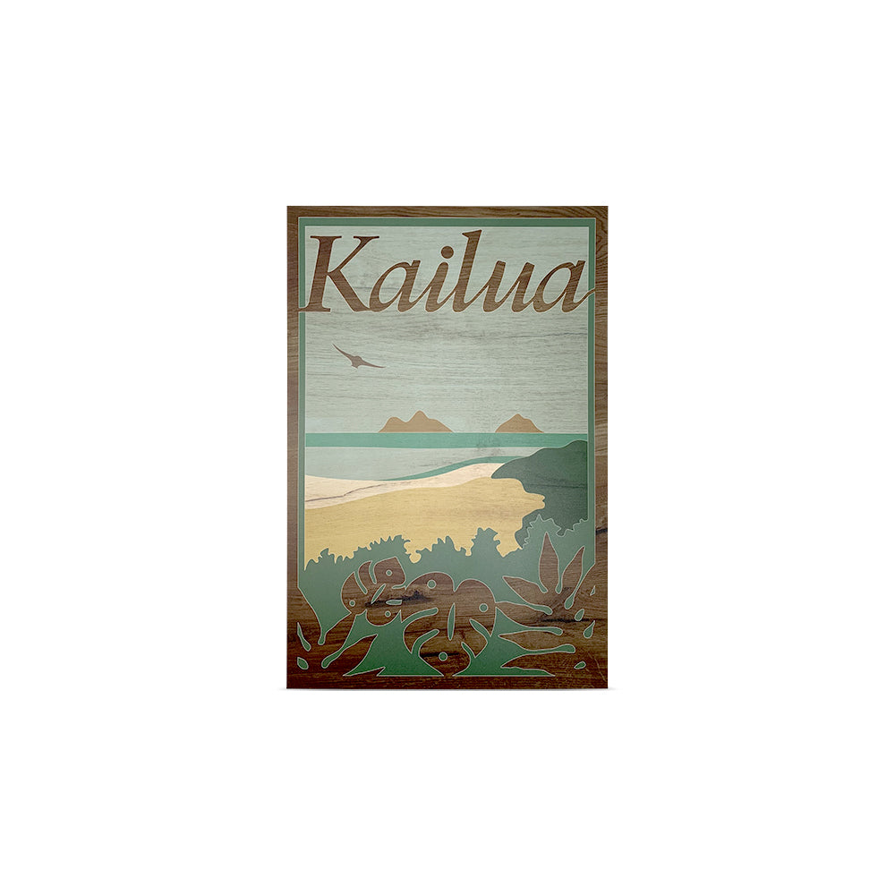 KAILUA 1 LAYER WOOD ART