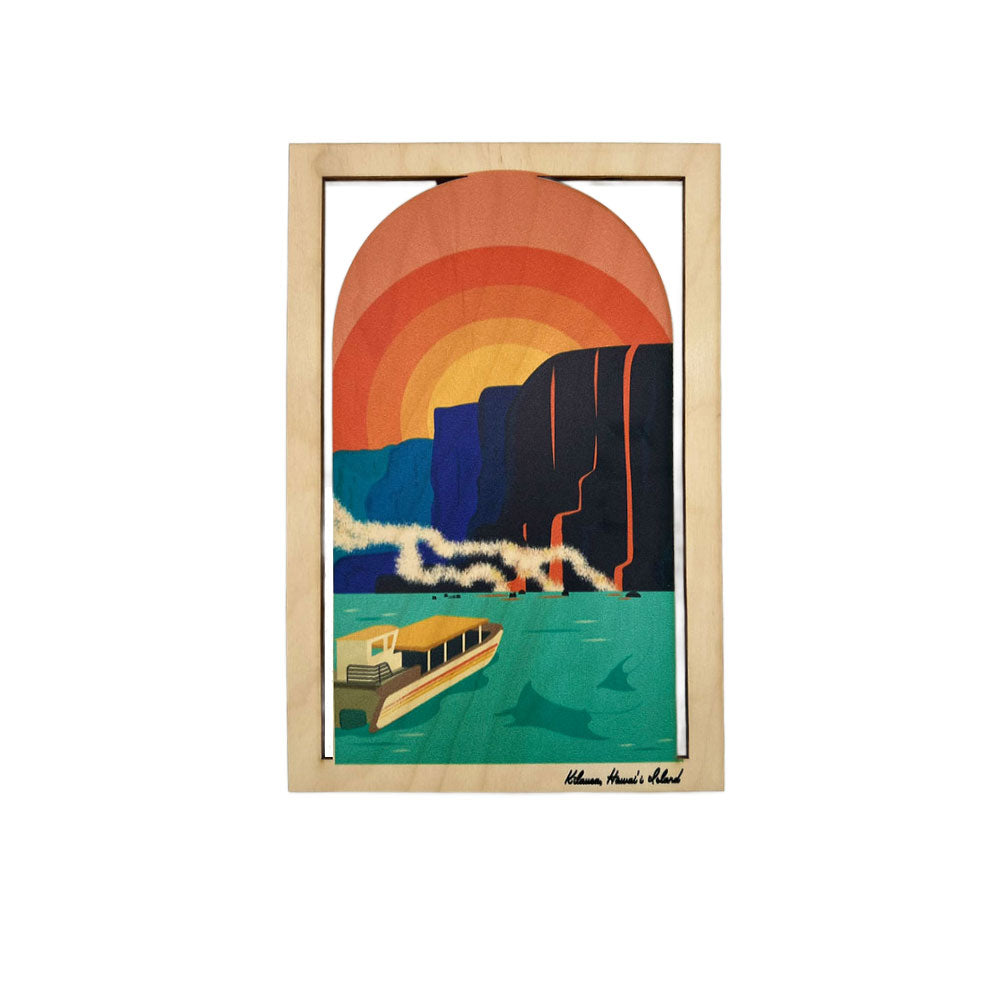 Kilauea Fire & Water Cutout Wall Art
