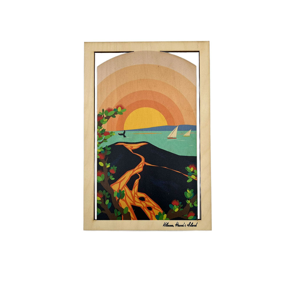 Kilauea Ohia Lava Cutout Wall Art