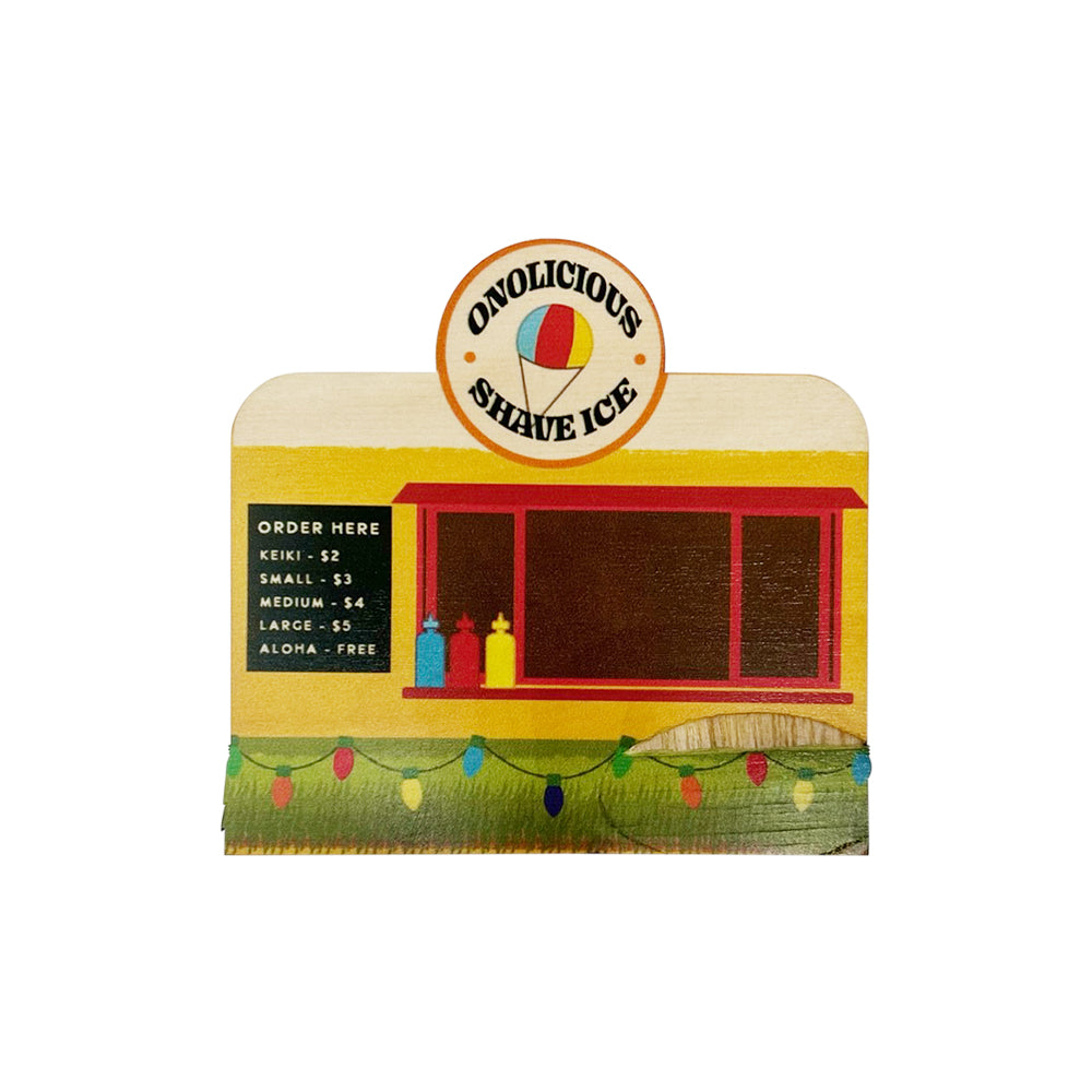 COCOVILLE SHAVE ICE STAND  LONGBOARD LETTERS ICON