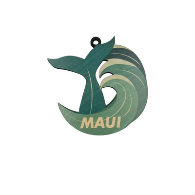 MAUI WHALE TAIL ORNAMENT