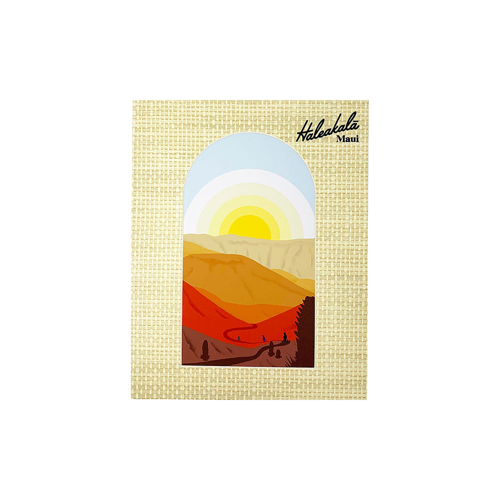 HALEAKALA LAUHALA MATTED PRINT