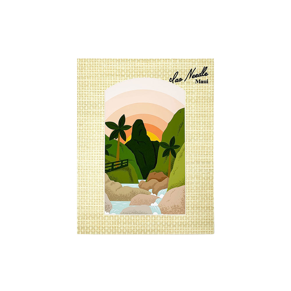 IAO NEEDLE LAUHALA MATTED PRINT