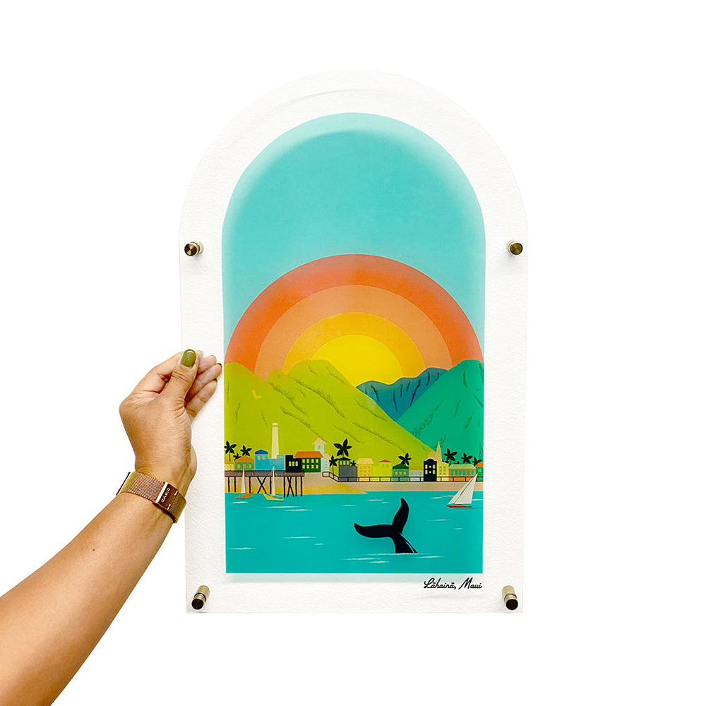 LAHAINA OCEAN VIEW ACRYLIC WALL ART