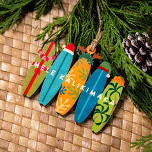 Load image into Gallery viewer, MELE KALIKIMAKA SURFBOARDS ORNAMENT
