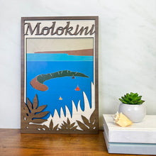 Load image into Gallery viewer, MOLOKINI 3 LAYER WOOD ART
