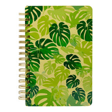 Load image into Gallery viewer, MONSTERA PATTERN WOOD NOTEBOOK
