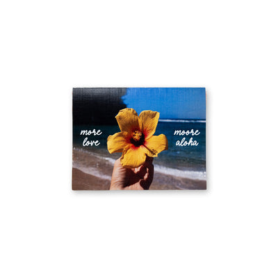MORE LOVE MOORE ALOHA HIBISCUS 4.25X5.5 CARD