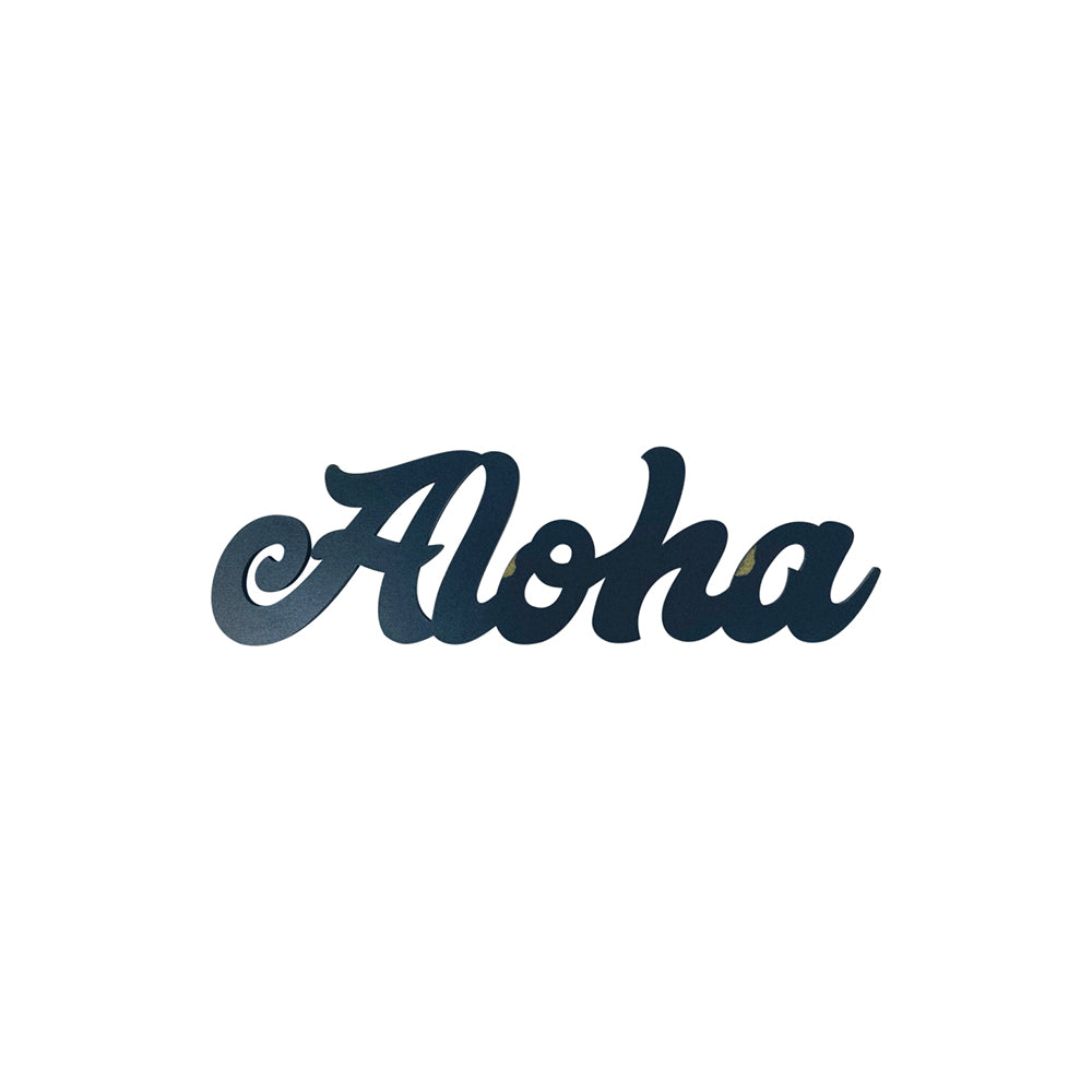 LARGE SCRIPT ALOHA OPIHI STICKER – CocoNene Hawaii