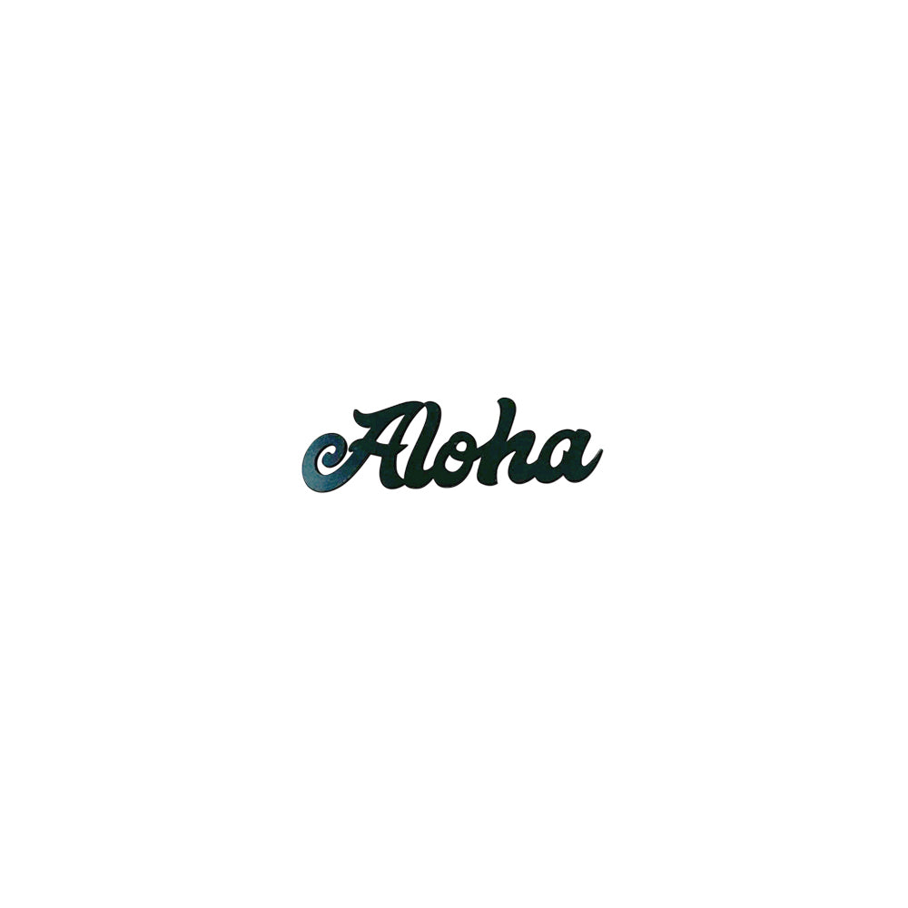 MINI SCRIPT ALOHA OPIHI STICKER – CocoNene Hawaii